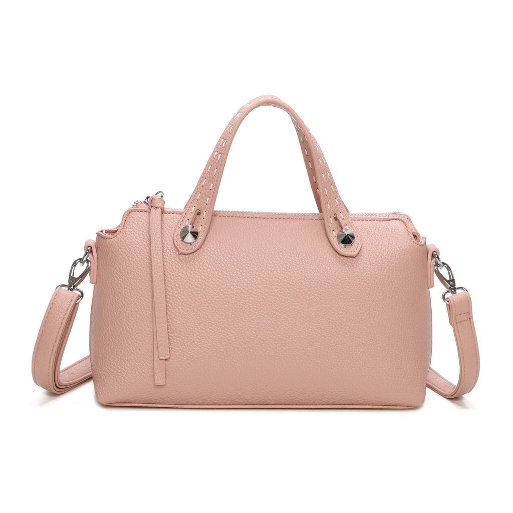 Small Structured Top Handle Crossbody Bag