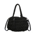 Boho Macramé Tote Bag with Tassel Charm