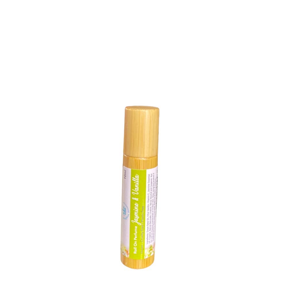Jasmine & Vanilla Roll-On Perfume Oil · Long-Lasting Vegan Fragrance (10ml)