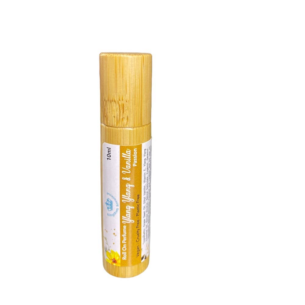 Ylang Ylang & Vanilla Roll-On Perfume Oil · Warm, Sensual Vegan Fragrance (10ml)