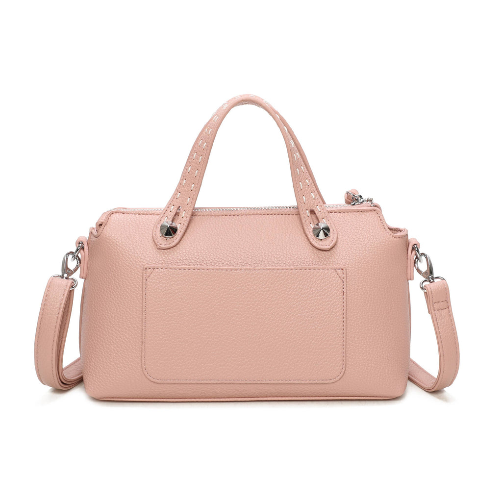Small Structured Top Handle Crossbody Bag