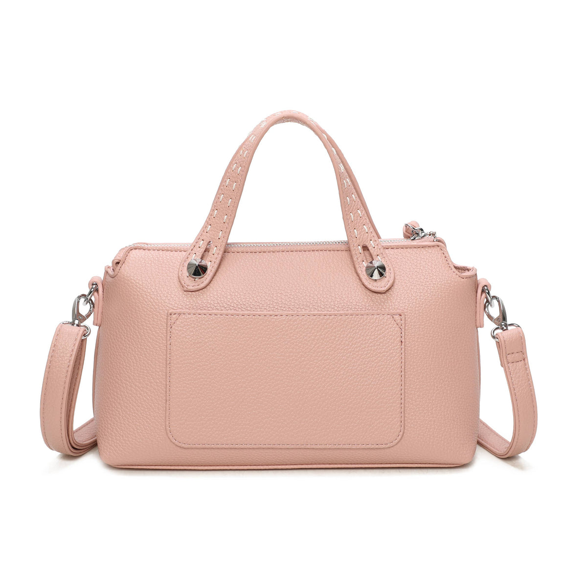 Small Structured Top Handle Crossbody Bag