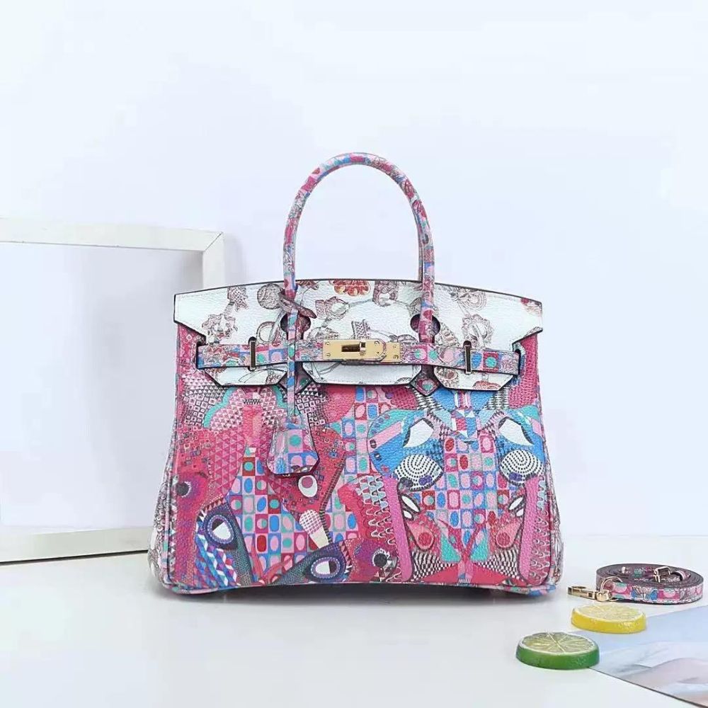 Structured Leather Top-Handle Handbag · Luxury Gift for Her