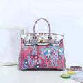 Structured Leather Top-Handle Handbag · Luxury Gift for Her