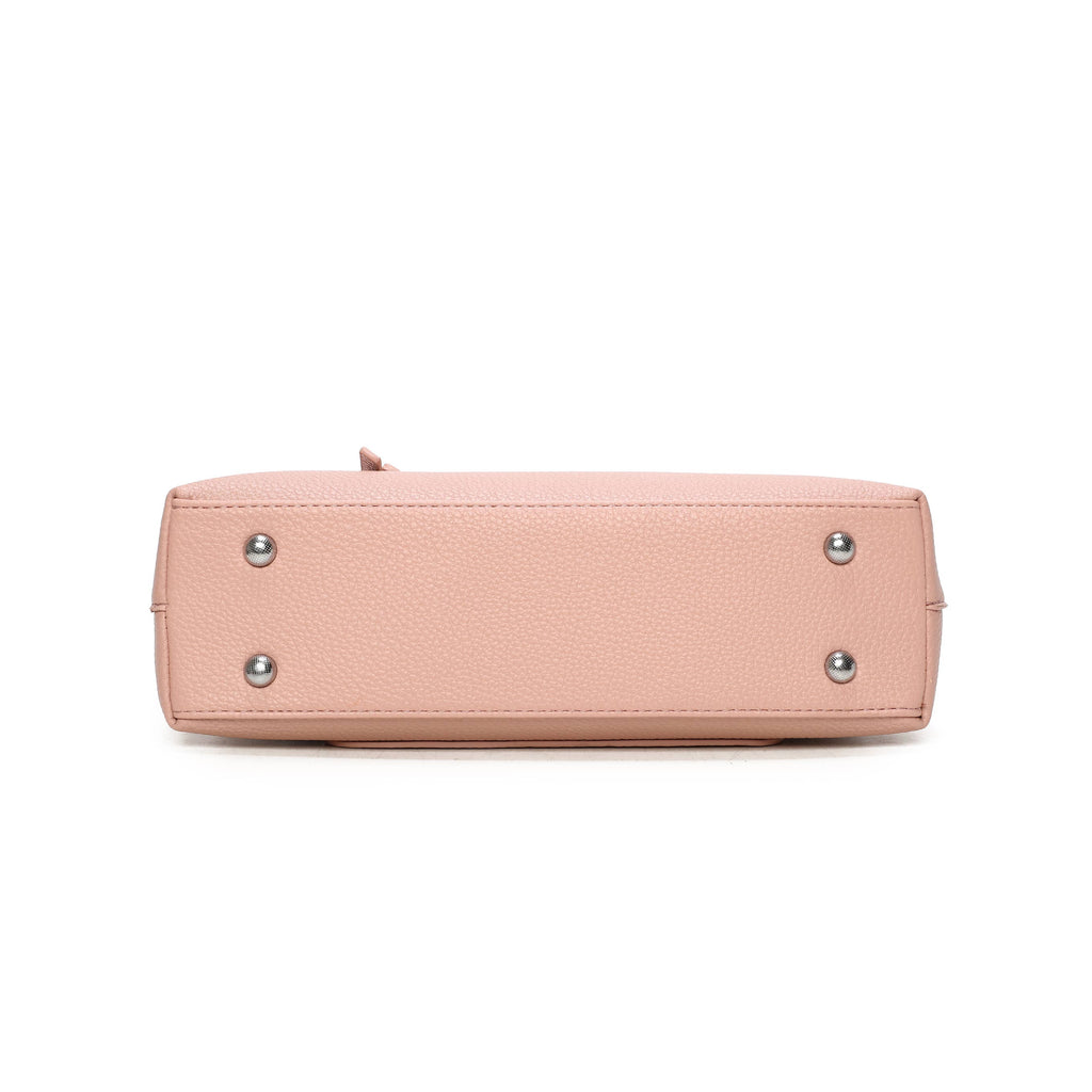 Small Structured Top Handle Crossbody Bag