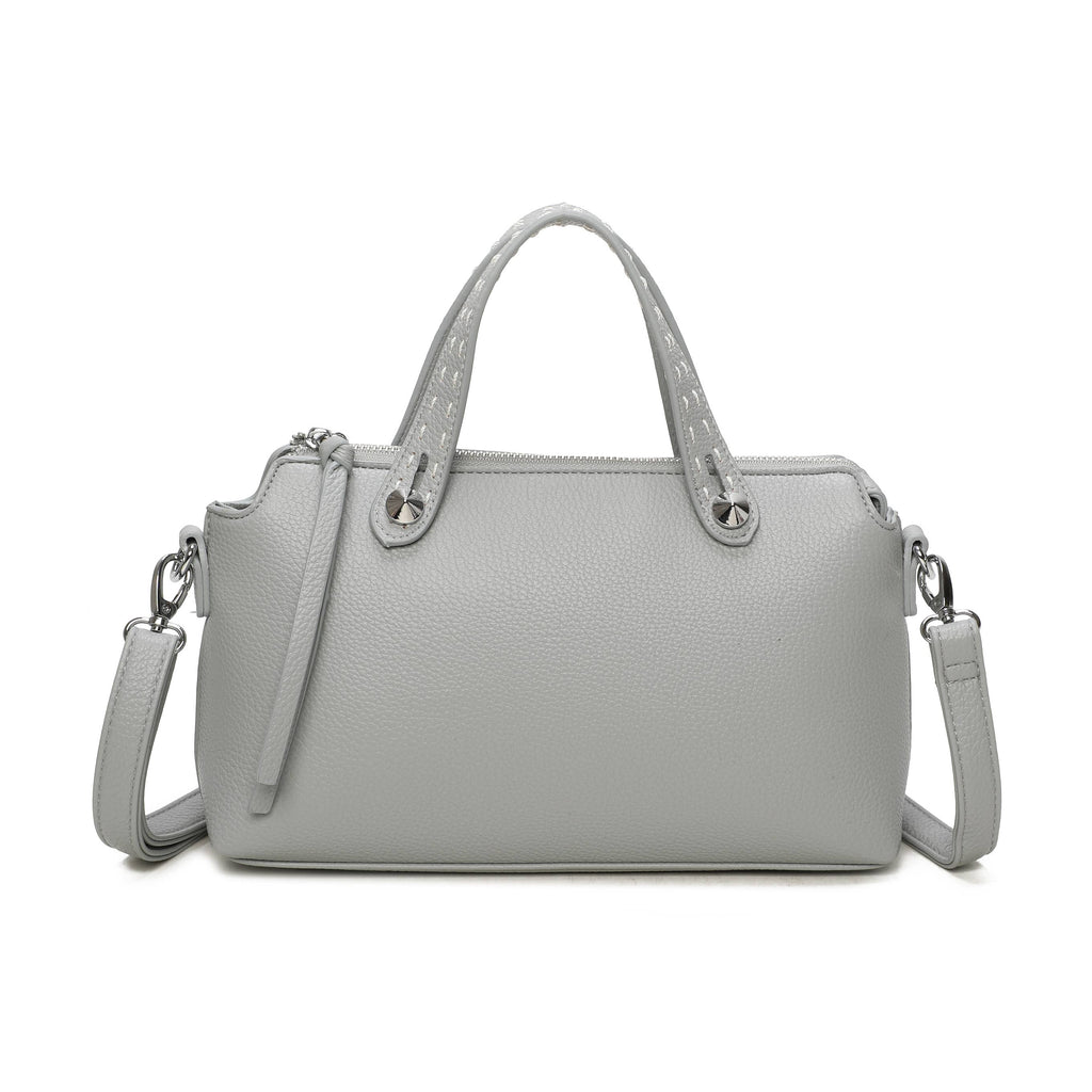 Small Structured Top Handle Crossbody Bag